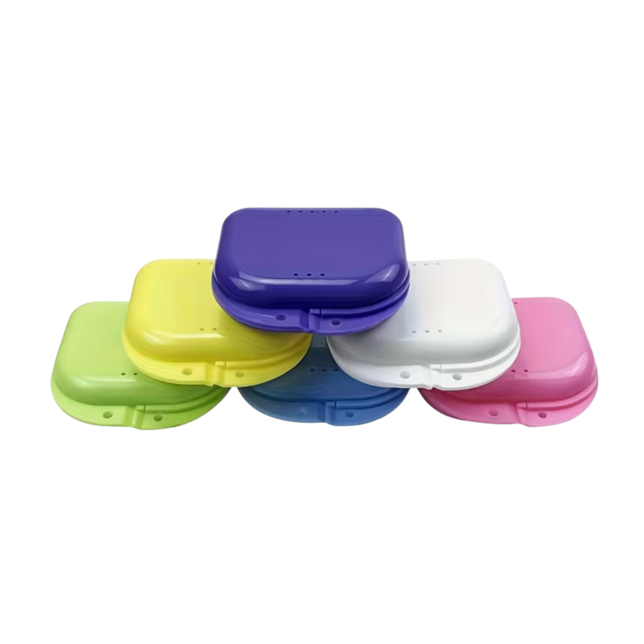3 PACK ESTUCHE PARA RETENEDORES DENTALES/ INVISALIGN
