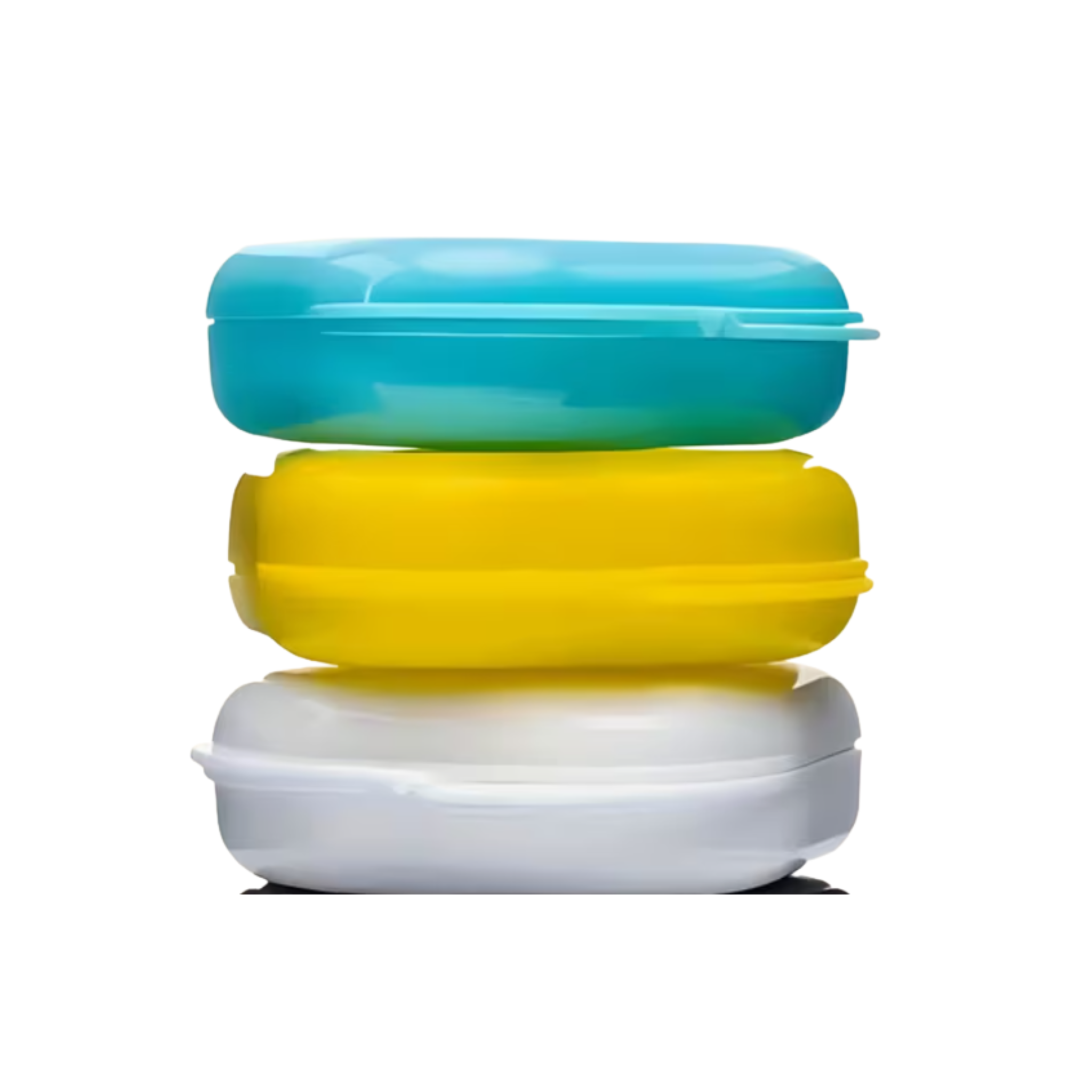 3 PACK ESTUCHE PARA RETENEDORES DENTALES/ INVISALIGN